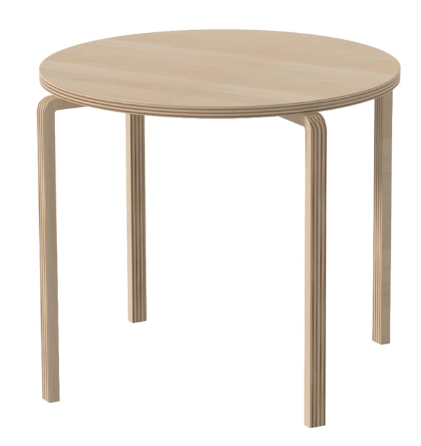 Lekebord, rundt (60x60x53cm)