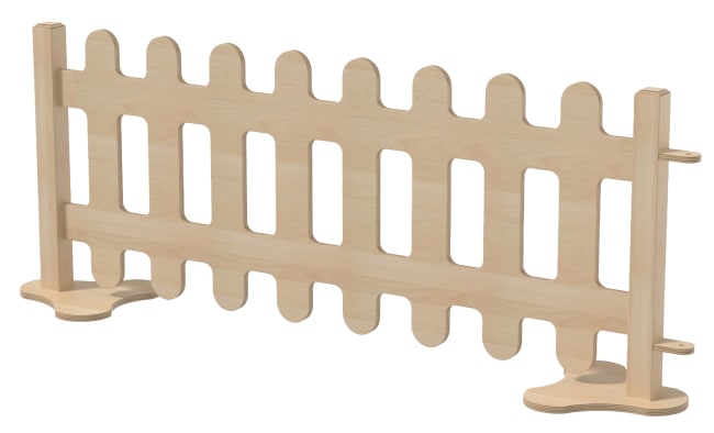 Stakittgjerde i kryssfiner (160x80 cm)