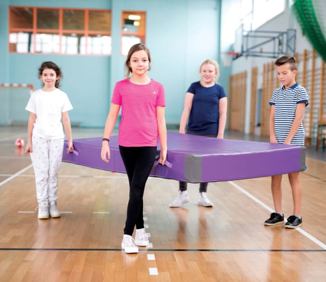 Nedsprangsmatte 400, dim. 200 x 120 x 20 cm