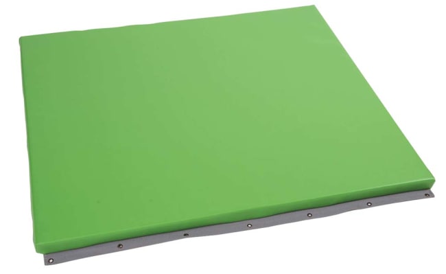 Beskyttelsesmadrass for vegg, mørk grønn