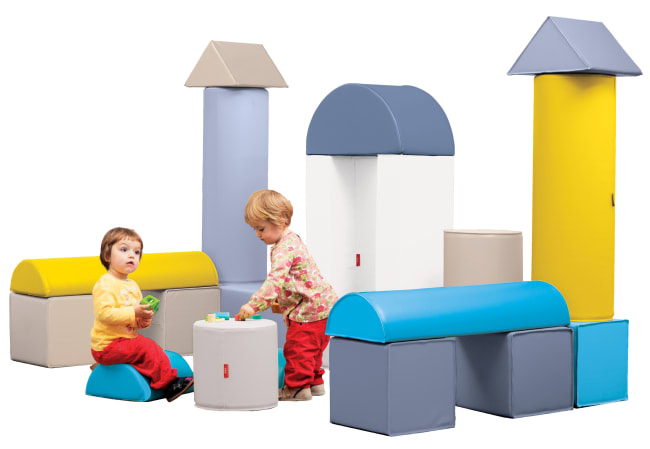 Megablock skummodulsett, 19 deler