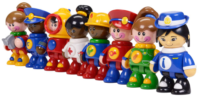 TOLO Rollefigurer, 8 stk