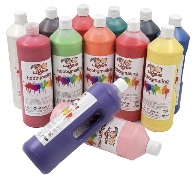 Ludius Hobbymaling 1 liter - VELG FARGE