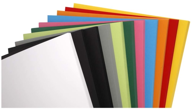 Kartong A-2, 225 gram, 10 ark, VELG FARGE