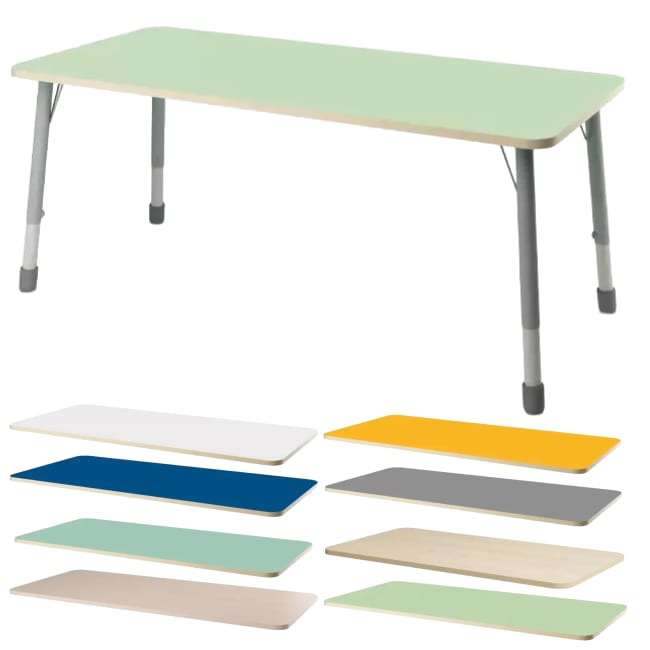 Nova Eko bord med stålben, 180 x 80 cm.