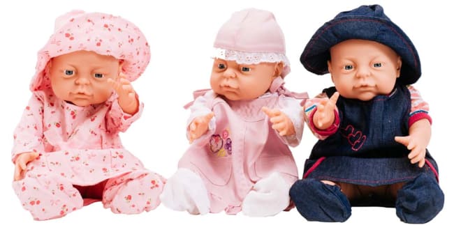 Dukkeklær 40-45 cm.