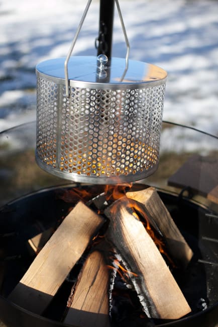 Popcorngryte i rustfritt stål - slideshow 5