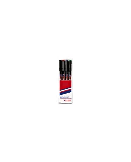 Overheadpenn EDDING 141F (4 ass farger)