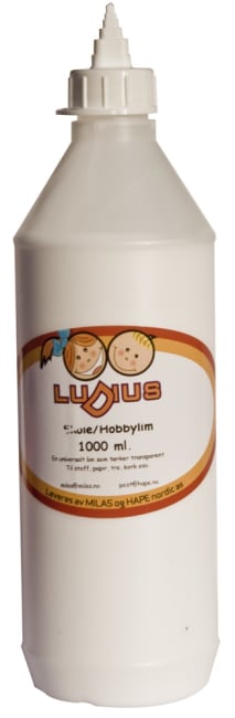 Ludius skole & hobby lim 1 ltr.