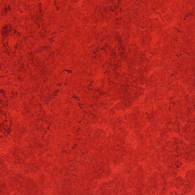 Marmoleum - Rød på benk