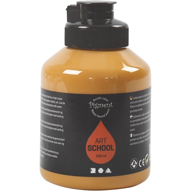 Pigment Art School, 500 ml, oker