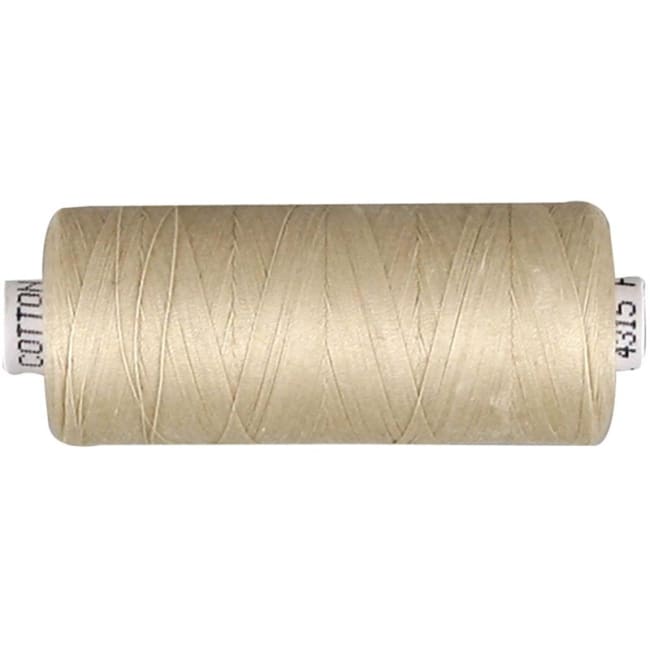 Sytråd, tykkelse 60, 1000 m, beige