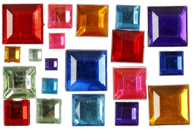 Rhinsten, 4-10mm, 1300 ass, ass. Farger