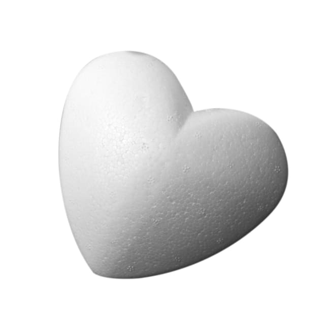 Isoporhjerte, H:11cm, 25stk.