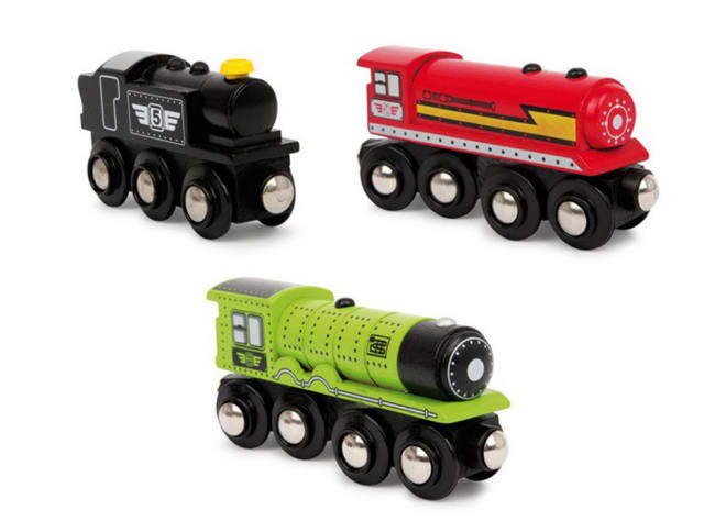 Lokomotivsett, 3 stk. ass.