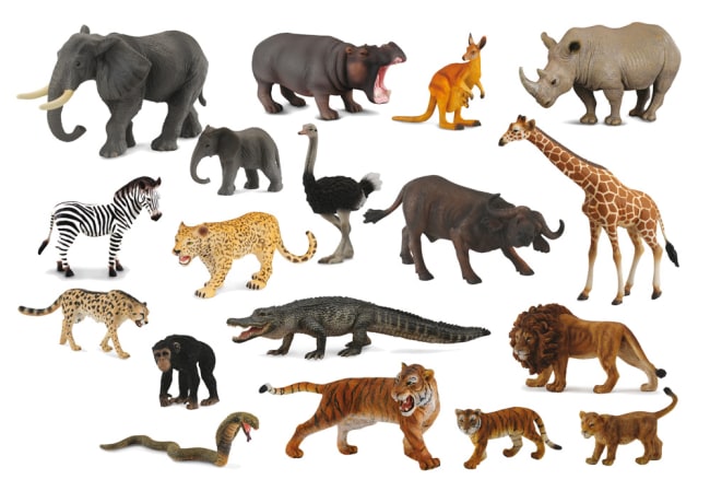 Verdens ville dyr, 18 stk