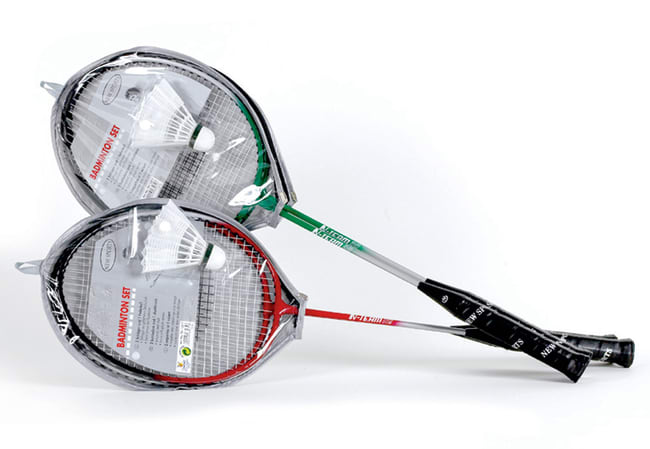 Badmintonsett (2racketer+1 ball)