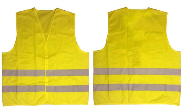 Refleksvester for voksne med borrelås.(one size)