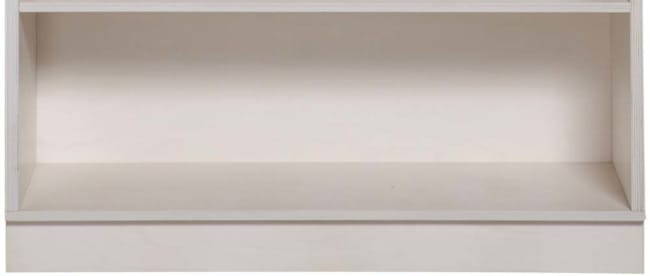 Kubus skap på sokkel 1 hylle, 120 cm bred, 38 cm dyp