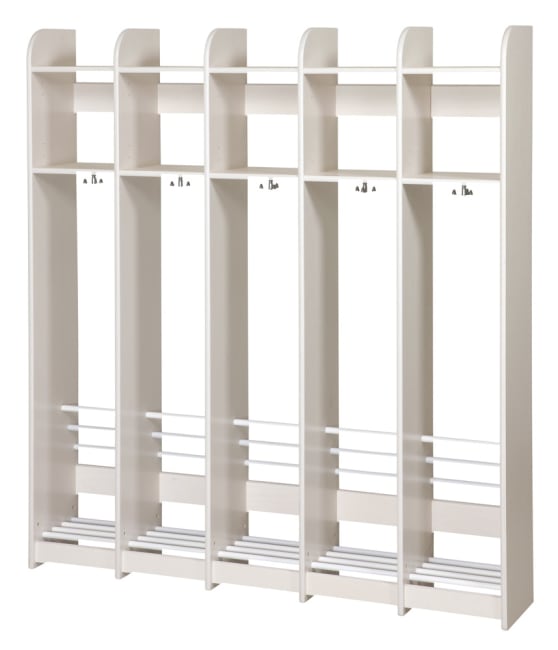 Milas troll garderobe uten benk,(25cm innv rom) 5 rom