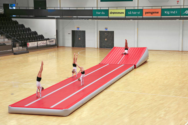 Airtrack Pro 12x2,8x0,3m.  Limet utgave - inkl. Pumpe