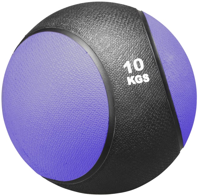 Medisinball 10 kg - Ø26 cm - lilla