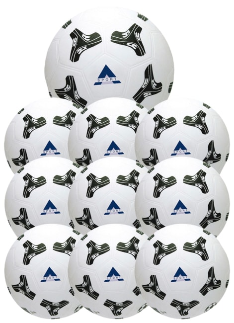 Plastball, 22 cm - 10 stk.