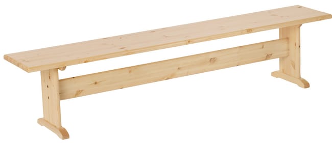 Magnus langbenk i furu, 170 cm