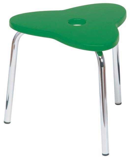 Trekløveren taburett, H: 21 cm GRØNN.