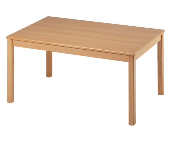Rektangulært bord H:40 cm, natur, 120 x 80 cm