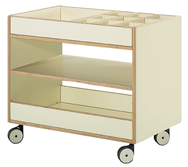 Tavoli Formingsvogn med små rom og ekstra hylle