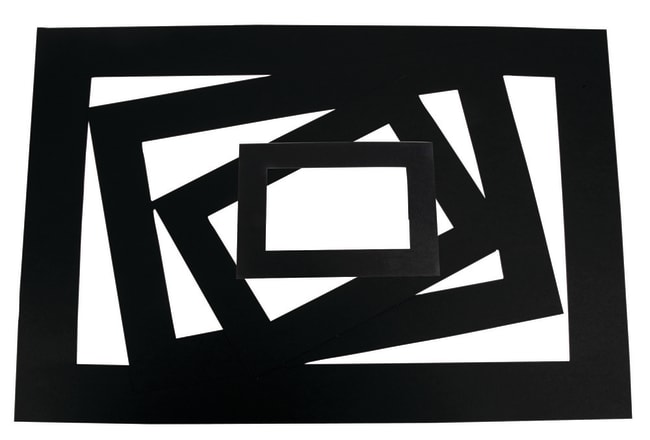 Passepart.instit. sort. 120 stk. ass. str, 4 str.