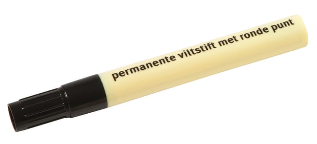 Permanent tusj, rund tupp, sort