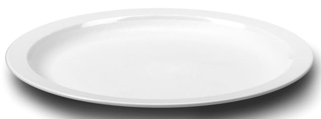 Tallerken flat hvit Cambro 210mm(6 pk)