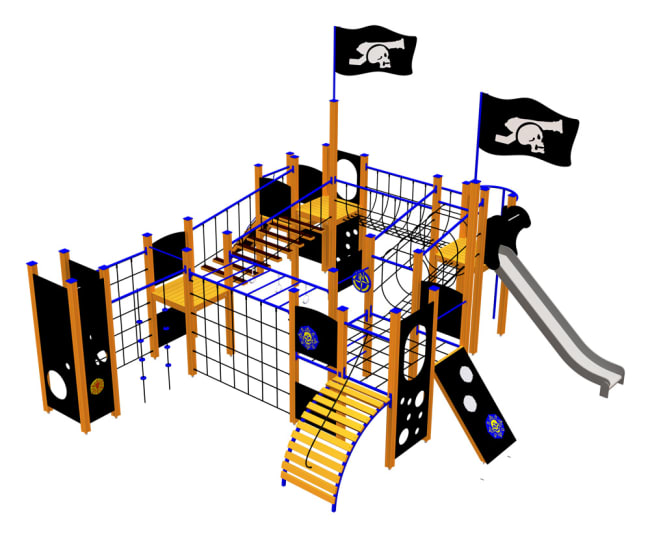 Piratborgen Davis, standard