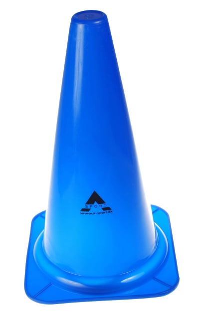 Kjegle blå 38 cm.