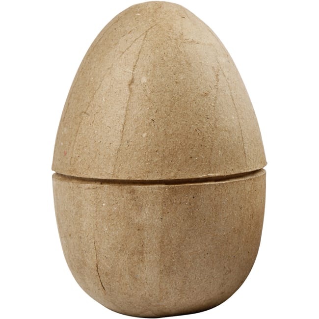 Todelt egg, H: 12 cm, dia. 9 cm, 1stk.