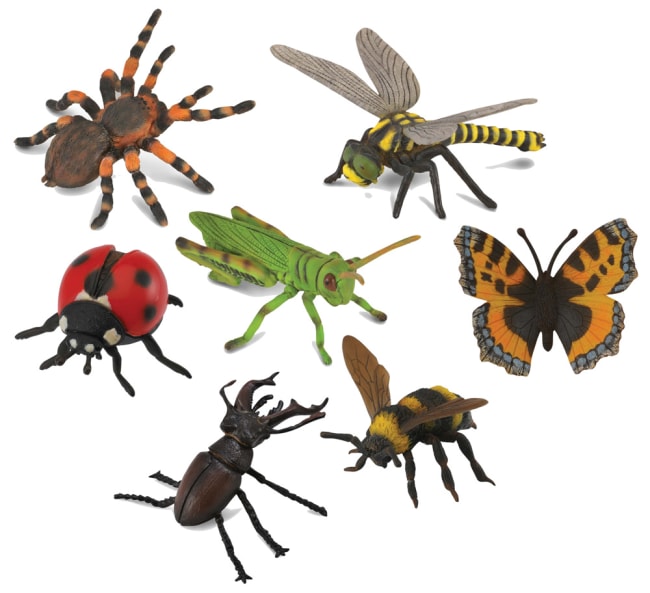 Insektssett, 7 stk. ass