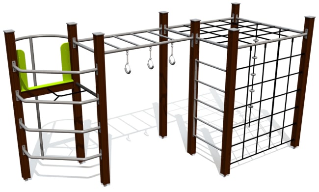 Klatrestativet Macaco, vedlikeholdsfritt