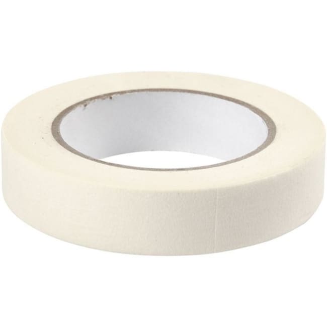 Maskeringstape, B:25mm, 50 m