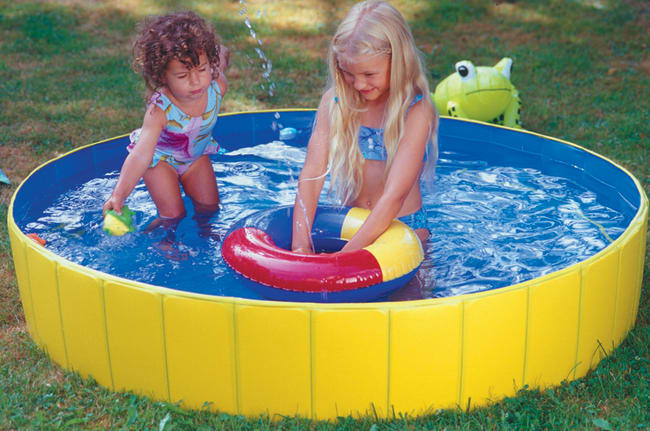 Sammenleggbart badebasseng Ø1,8 m
