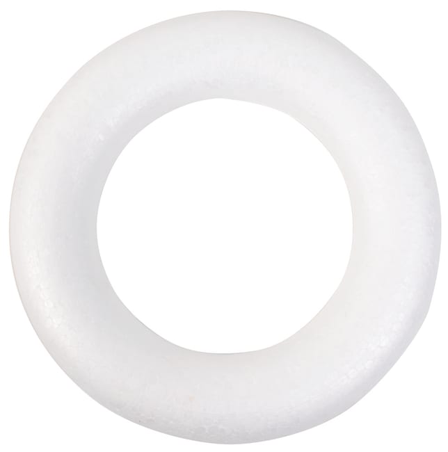 Isoporring 15 cm. 10 stk