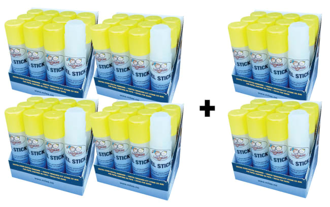 Ludius Gel stick 40 gr. kjøp 48 stk. få 24 stk på kjøpet