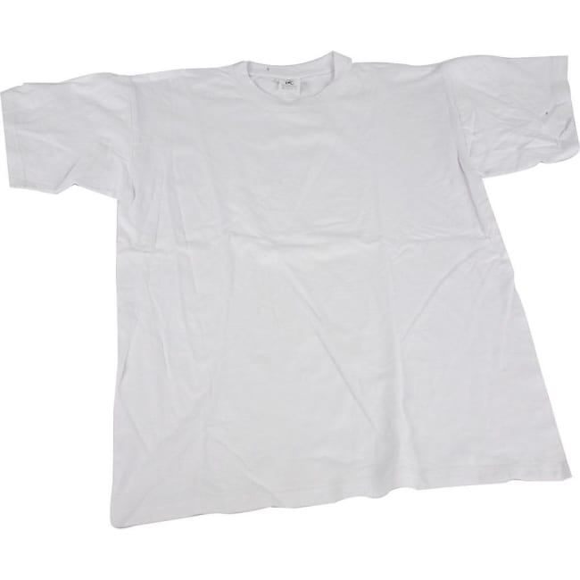 T-shirt, 9-11 år, B:42cm, 1stk, hvit