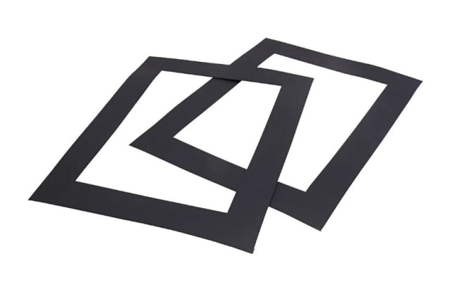 Passepartoutrammer A4, sort. 100 stk