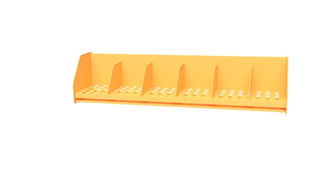 Muro skillevegg til skohylle, 6 plasser à 200 mm