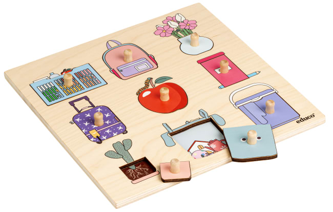 Educo overraskelsespuslespill - piknik, 9 brikker