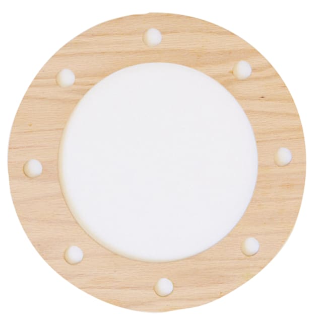 Opphengsring til silke