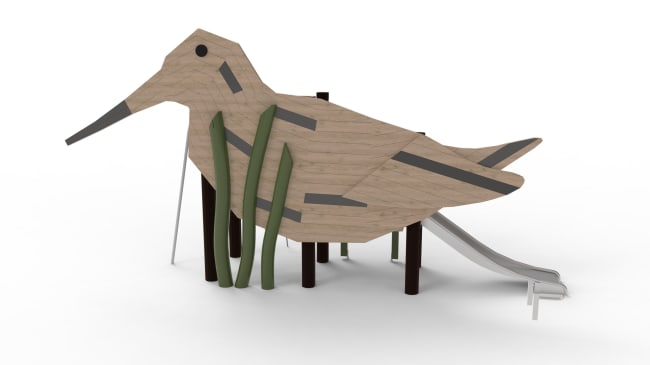 Lekeapparat Fugl, ufarvet