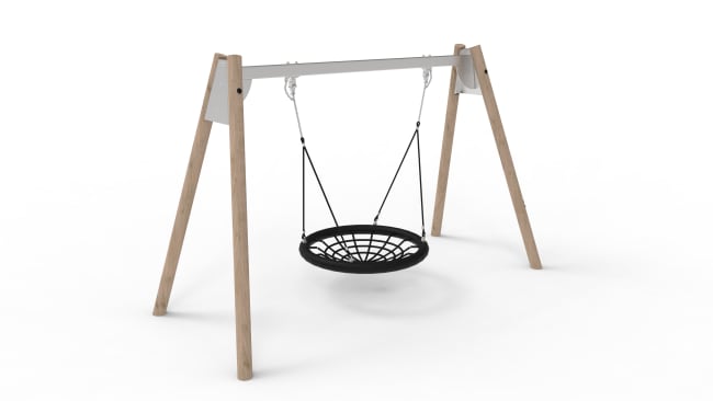 Kråkereir m/ståloverligger Robinia ubehandlet